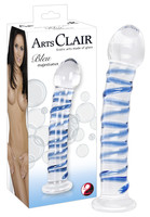 Arts Clair Bleu - spirális üvegdildó kép