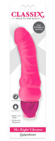 Classix Mr. Right - kezdő, péniszes szilikon vibrátor (pink) kép