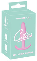 Cuties Mini Butt Plug - szilikon anál dildó - pink (2,1 cm) kép