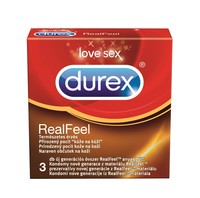 Durex Real Feel - latexmentes óvszer (3 db) kép