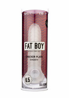 Fat Boy Checker Box - péniszköpeny (17 cm) - tejfehér kép