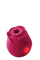 Inya The Rose - akkus, léghullámos csiklóizgató (piros) kép