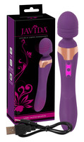 Javida Double - masszírozó vibrátor (lila) kép