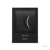 LELO Sona 2 - hanghullámos csiklóizgató (fekete) kép