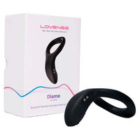 Lovense Diamo -  okos, akkus vibrációs péniszgyűrű (fekete) kép