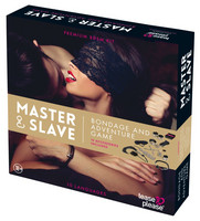 Master & Slave - Kötözős játék szett (barna-fekete) kép