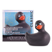 My Duckie Classic 2.0 - játékos kacsa vízálló csiklóvibrátor (fekete) kép