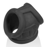 OXBALLS Oxsling Cocksling - péniszgyűrű és herenyújtó-gyűrű (fekete) kép