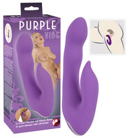 Purple vibe - Dizájnos G-pont és csikló vibrátor kép