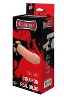 RealStuff Strap-On - élethű, felcsatolható dildó (natúr) kép