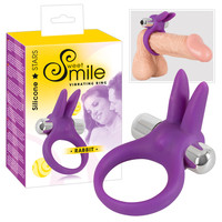SMILE Rabbit - vibrációs péniszgyűrű (lila) kép