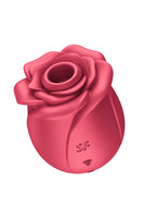 Satisfyer Pro 2 Rose Classic - akkus, léghullámos csiklóizgató (piros) kép