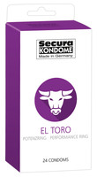 Secura El Toro - potenciagyűrűs óvszerek (24 db) kép