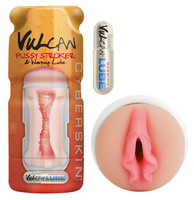 Vulcan Stroker - élethű vagina, melegítő síkosítóval (natúr) kép