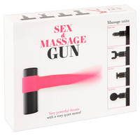 You2Toys Gun - masszírozó vibrátor szett (pink-fekete) kép
