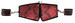 Bad Kitty - 6 részes Ázsia kötöző szett (vörös-fekete) kép