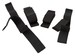 Bad Kitty - kezek a lábakhoz kötöző szett (fekete) kép