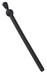 DILATOR - üreges szilikon húgycső dildó - fekete (7mm) kép