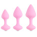 FEELZTOYS Bibi - anál dildó szett - pink (3 részes) kép