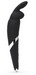 Happyrabbit Wand - akkus, masszírozó vibrátor (fekete) kép