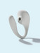 Lora DiCarlo Ose 2 - vízálló, akkus csikló- és G-pont masszírozó vibrátor (fehér) kép