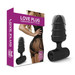 Love Plug - mini anál vibrátor (fekete) kép