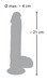 Medical Thrusting - tapadótalpas, lökő-forgó vibrátor (natúr) kép