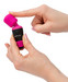 PalmPower Pocket Wand - akkus, mini masszírozó vibrátor (pink-fekete) kép