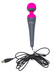 PalmPower Wand - USB-s nagy masszírozó vibrátor powerbankkal (pink-szürke) kép