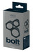 VeDO Bolt - szilikon péniszgyűrű szett (3 db) - fekete kép