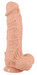 realistixxx Giant XXL - tapadótalpas élethű nagy dildó (32 cm) - natúr kép