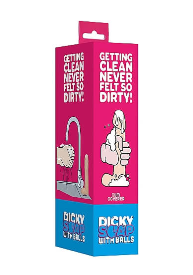 Dicky Cum - szappan pénisz herékkel -natúr (250g) kép
