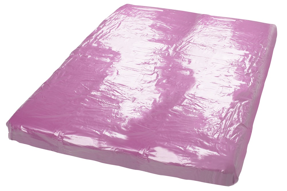 Fetish - lakk lepedő - világos pink (200 x 230 cm) kép